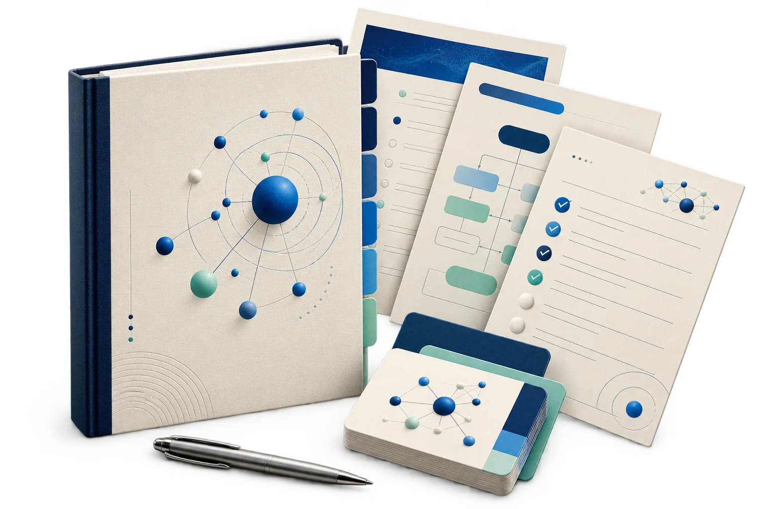 CiteLab content system workbook, checklists, workflow sheets, and prompt cards